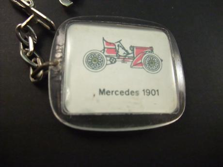 Mercedes 1901-Benz 1922 oldtimer sleutelhanger tweezijdig